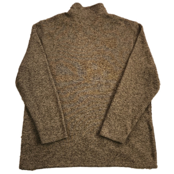 Rustic Ridge Brown Fleece Pullover Jacket - Picture 3 of 6